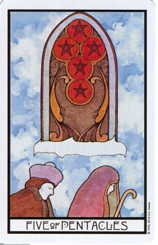 2018 07 31 Aquarian Tarot Five of Pentacles.jpg