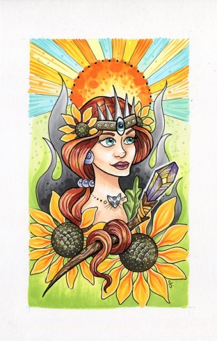 Final Queen of Wands