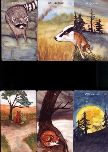 badgers forest six cards2.jpg