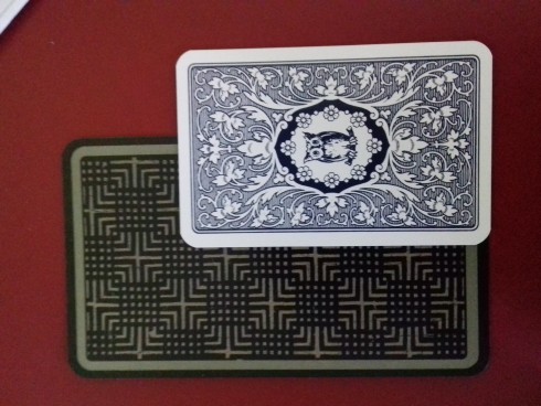 New Lenormand compared to standard size Tarot card.